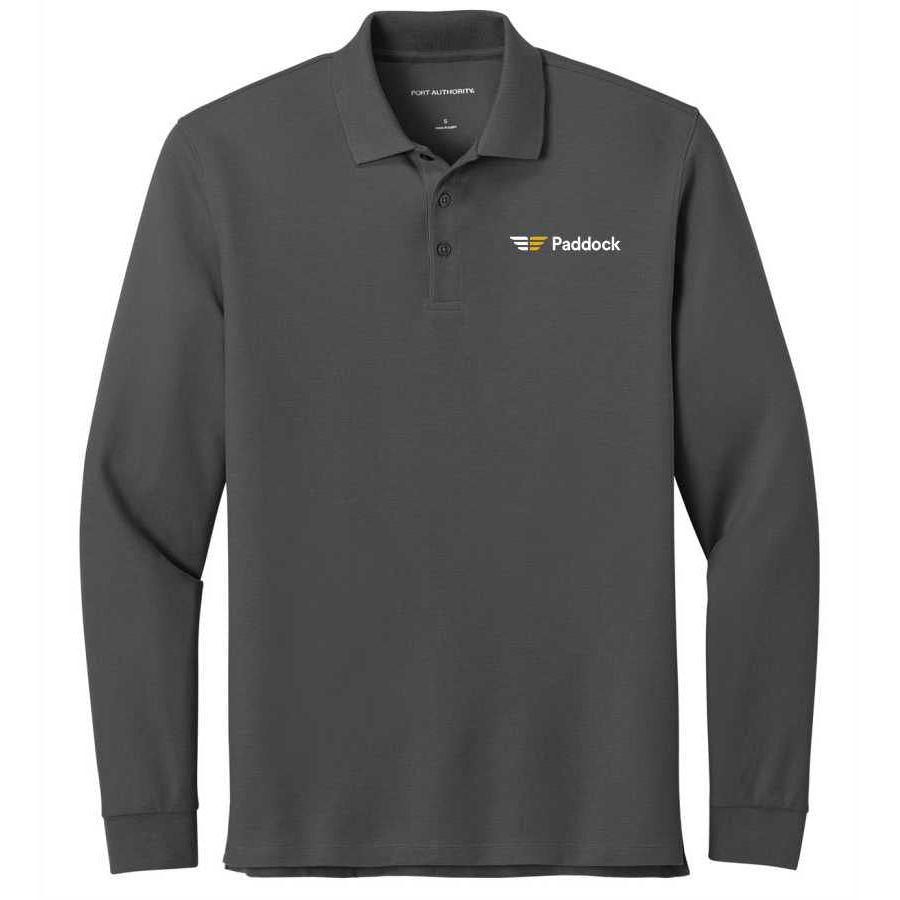 Port Authority Men's Wearever Signature Pique Long Sleeve Polo