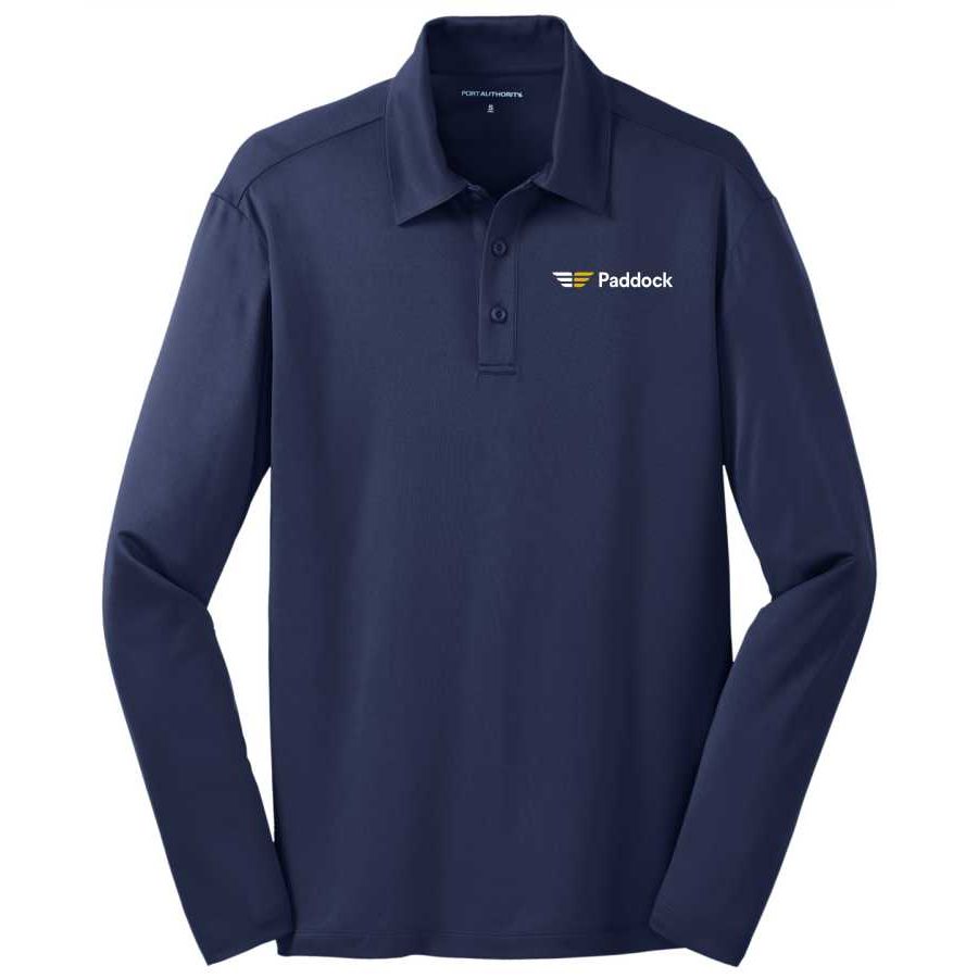 Port Authority Men's Silk Touch Performance Long Sleeve Polo