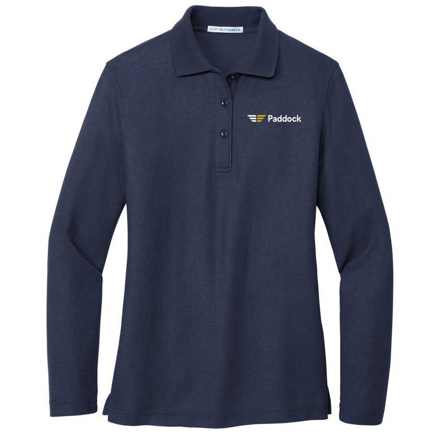 Port Authority Women's Silk Touch Long Sleeve Polo