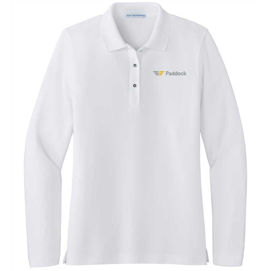 Port Authority Women's Silk Touch Long Sleeve Polo