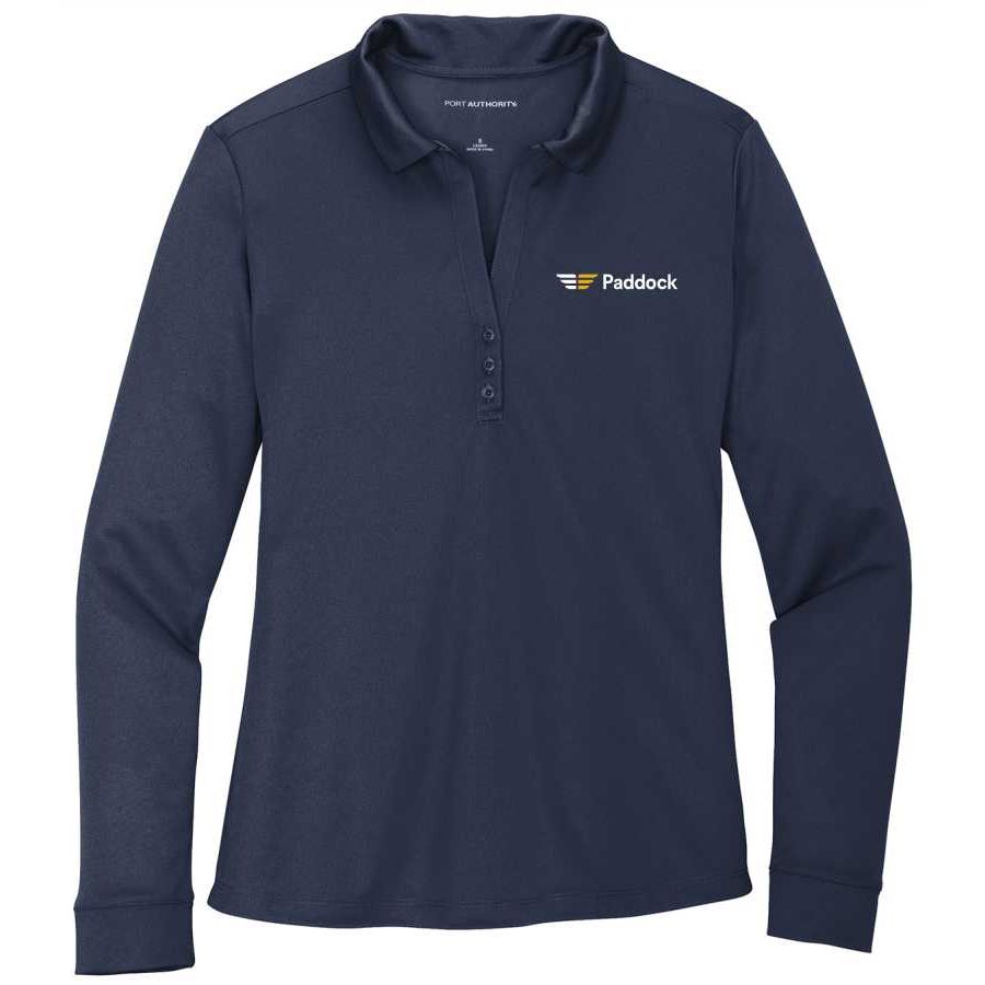 Port Authority Women's Silk Touch Performance Long Sleeve Polo