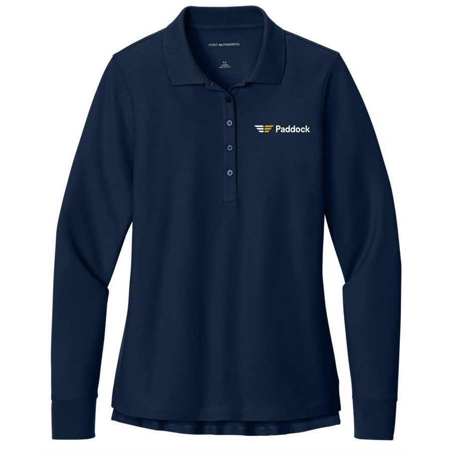 Port Authority Women's Wearever Signature Pique Long Sleeve Polo