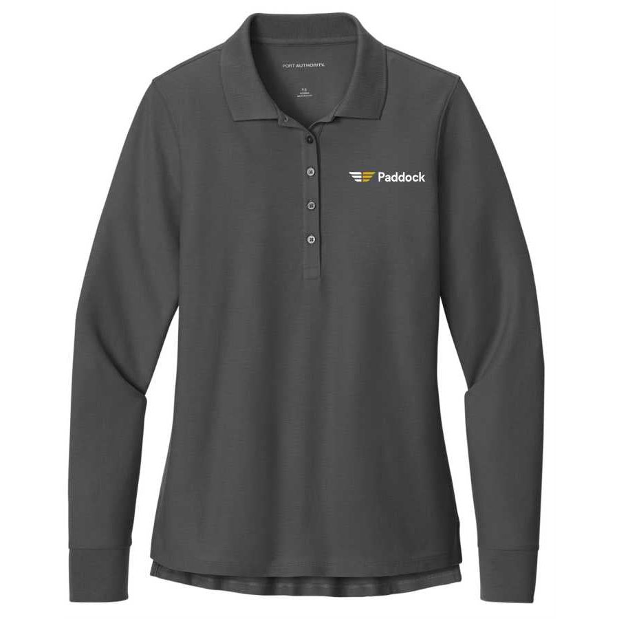 Port Authority Women's Wearever Signature Pique Long Sleeve Polo