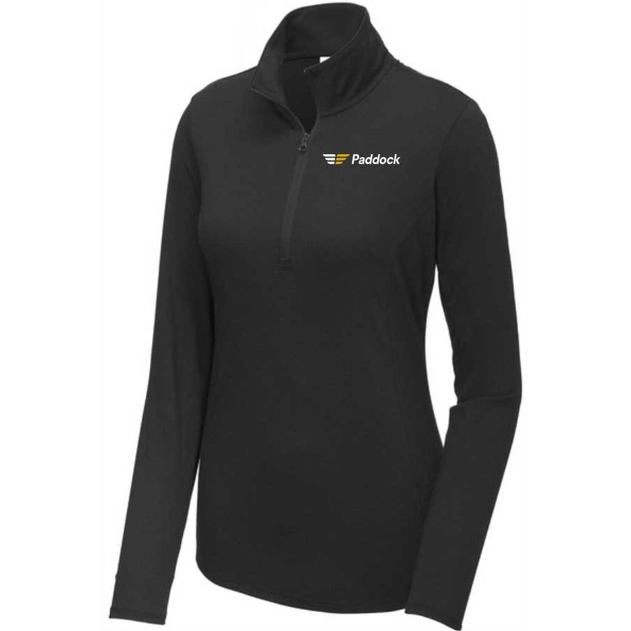 Sport Tek Women's PosiCharge Tri Blend Wicking 1/4 Zip Pullover