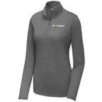 Sport Tek Women's PosiCharge Tri Blend Wicking 1/4 Zip Pullover