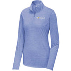 Sport Tek Women's PosiCharge Tri Blend Wicking 1/4 Zip Pullover