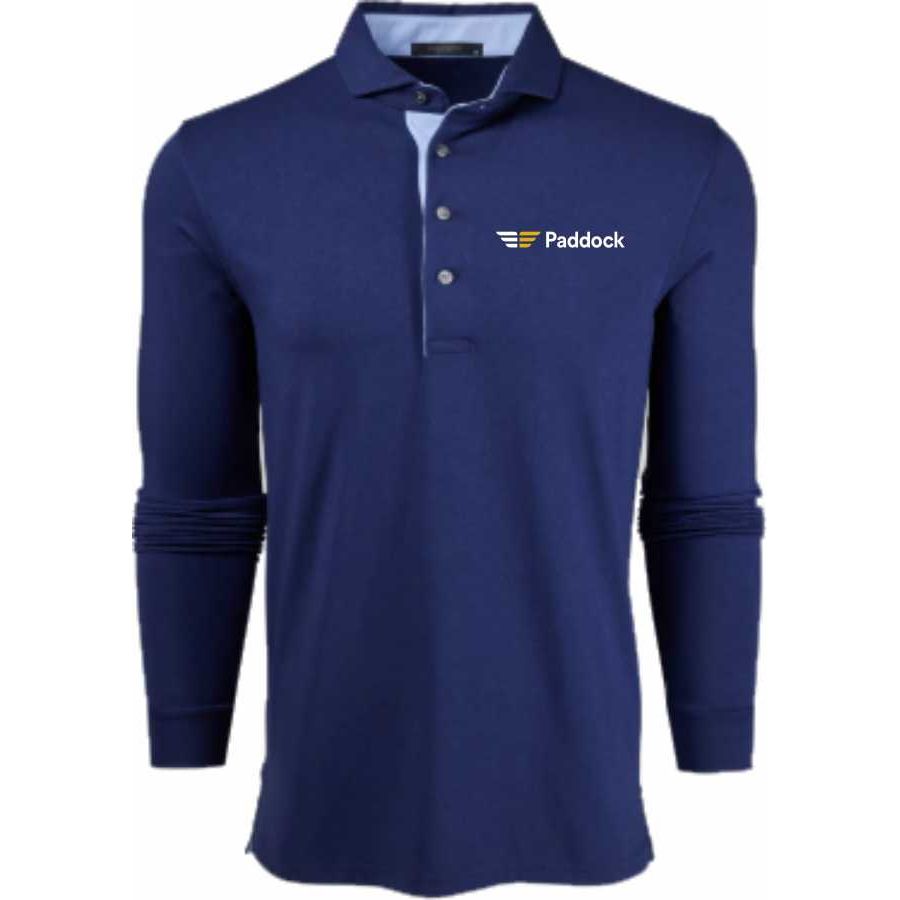 Greyson Men's Long Sleeve Apache II Polo