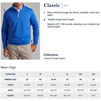 Peter Millar Men's Perth Sugar Stripe Performance 1/4 Zip