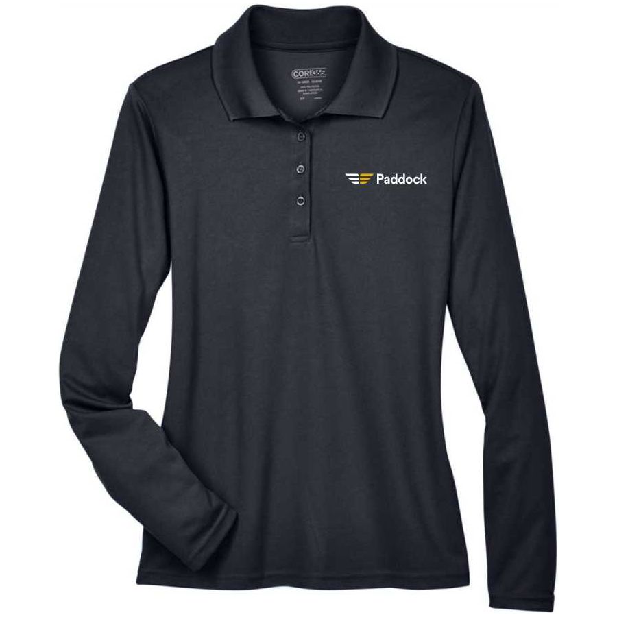 Core 365 Women's Pinnacle Performance Long Sleeve Polo