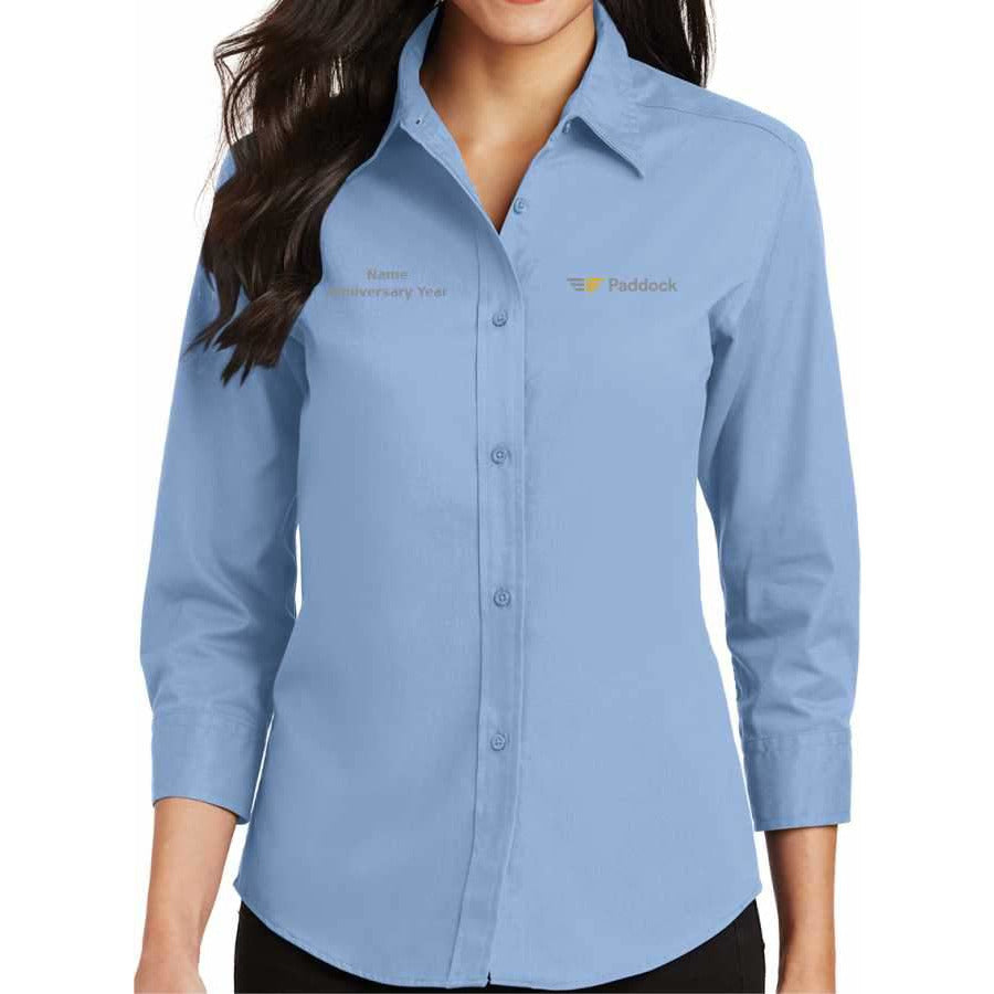 Port Authority® Ladies 3/4 Sleeve Easy Care Shirt (2 Colors Available)