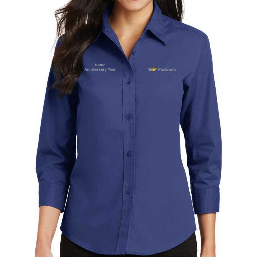 Port Authority® Ladies 3/4 Sleeve Easy Care Shirt (2 Colors Available)